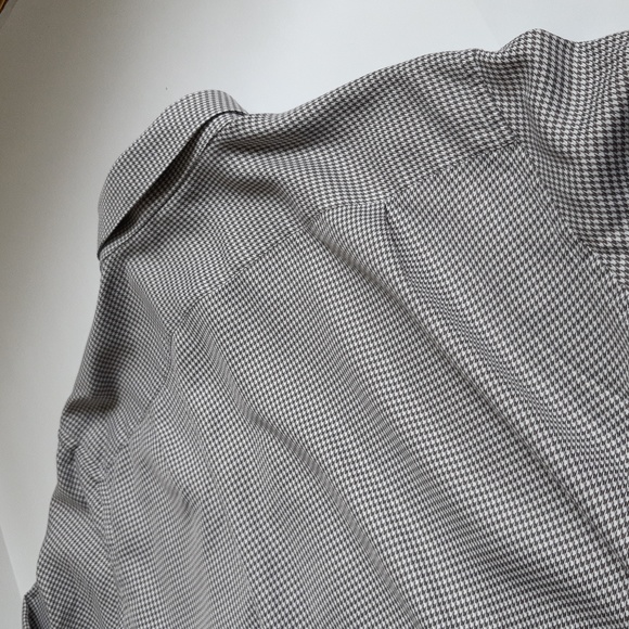 Ermenegildo Zegna 47/18.5 Regular Fit houndstooth button up shirt - Picture 4 of 8